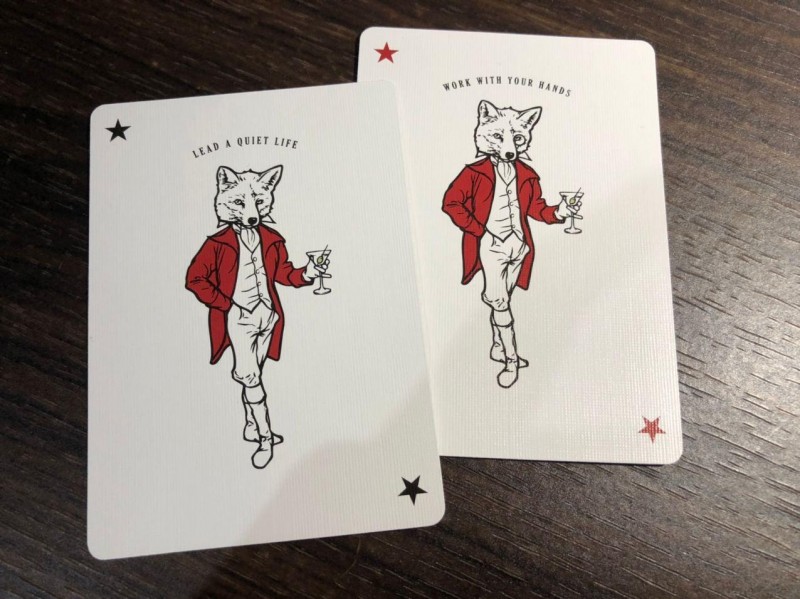Fox wearing fox-hunter outfit